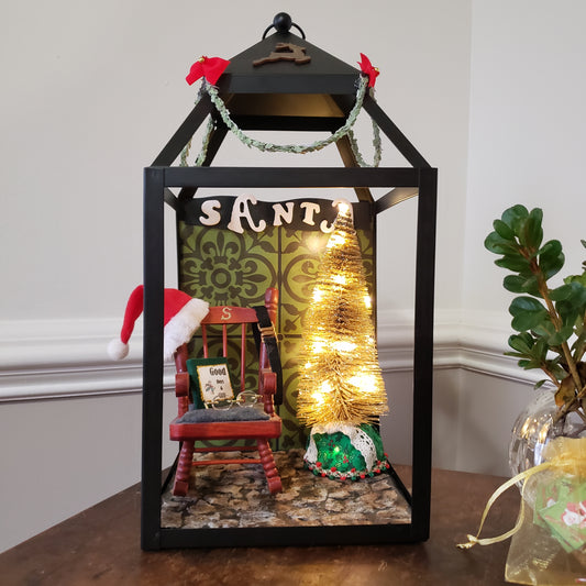 The making of The Santa Photos Lantern