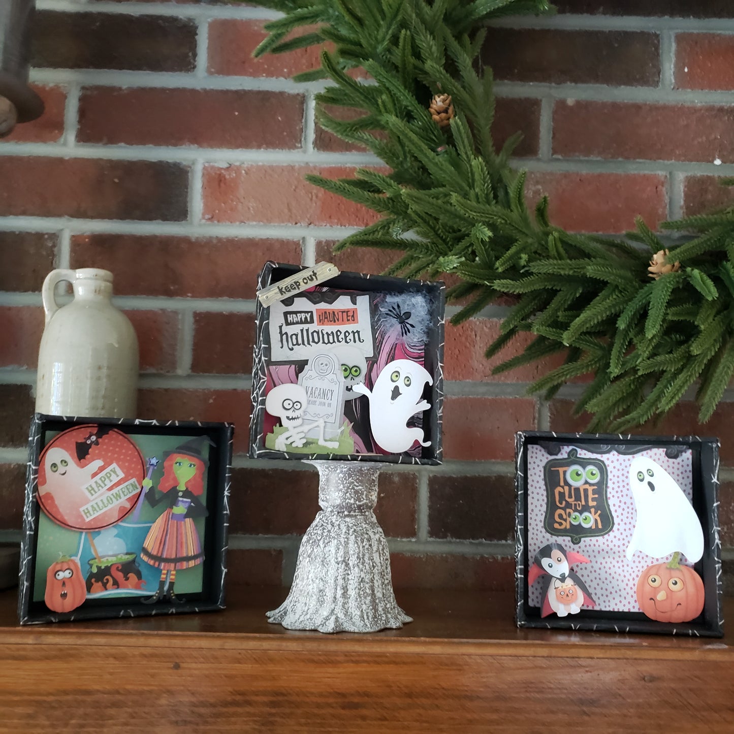 Halloween Shadow Box "Happy Halloween"