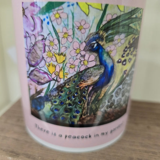 "There is A Peacock in my Garden" Mug