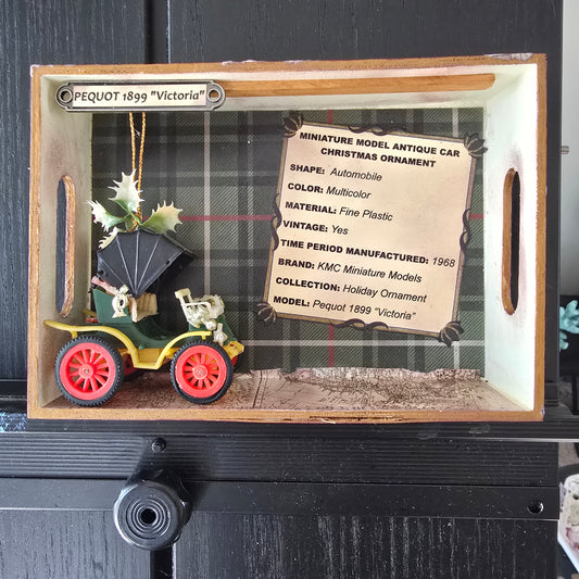 Vintage Collectible Car Shadow Boxes