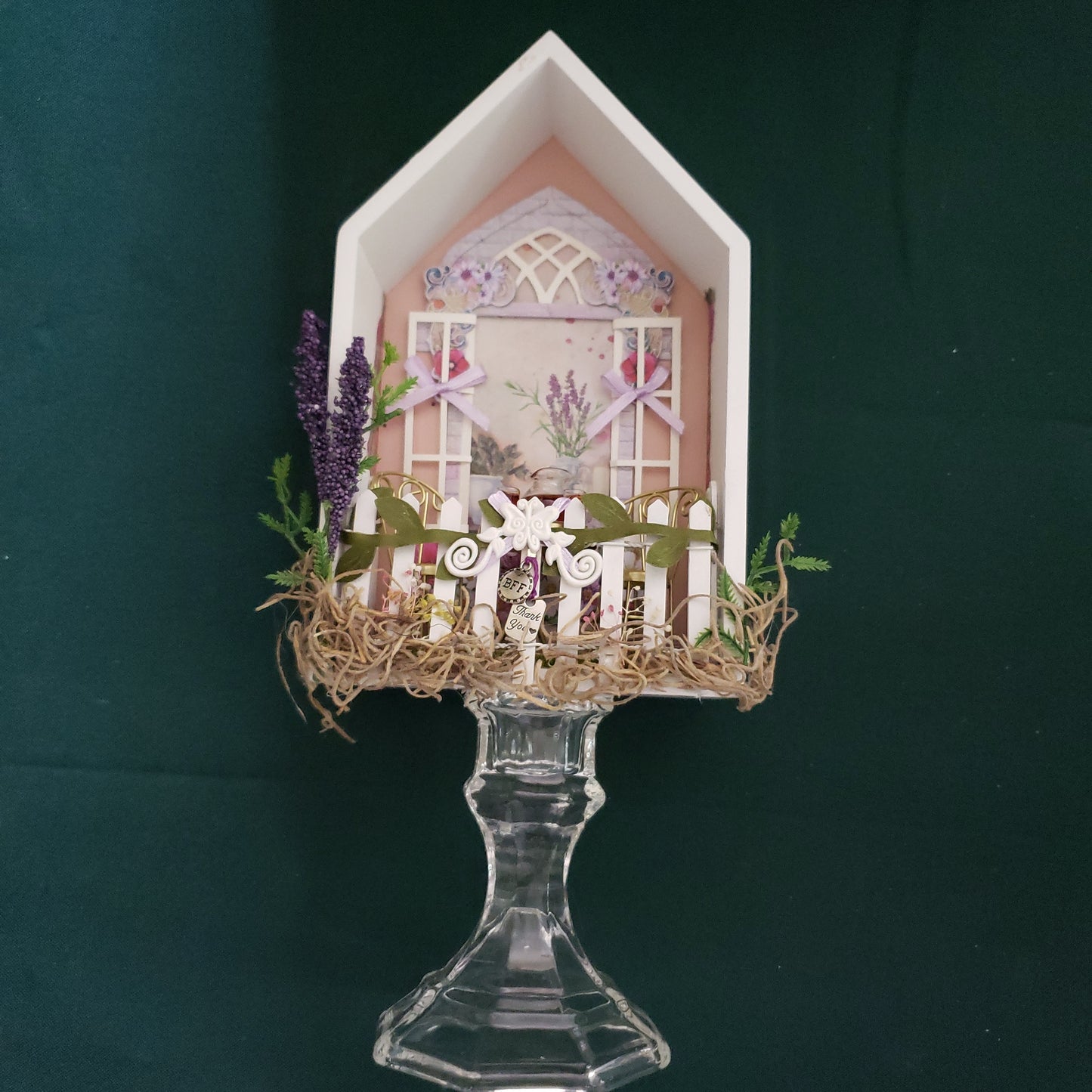 Afternoon in the Garden Shadow box