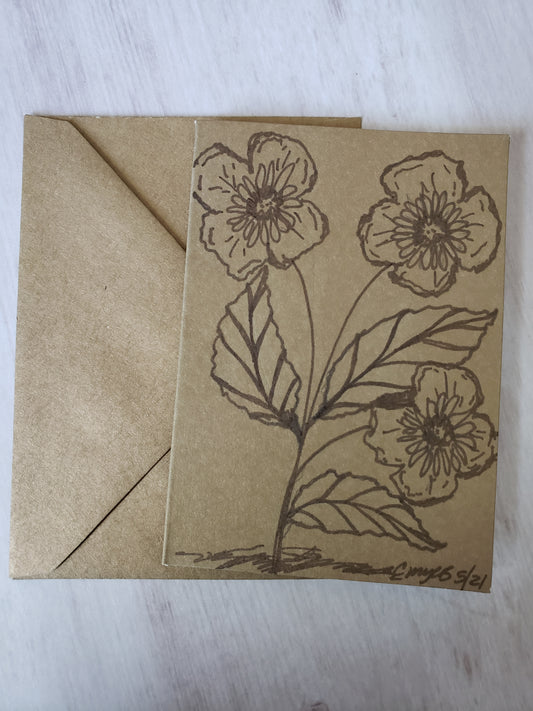 Miniature Note cards - For Get Me Knot