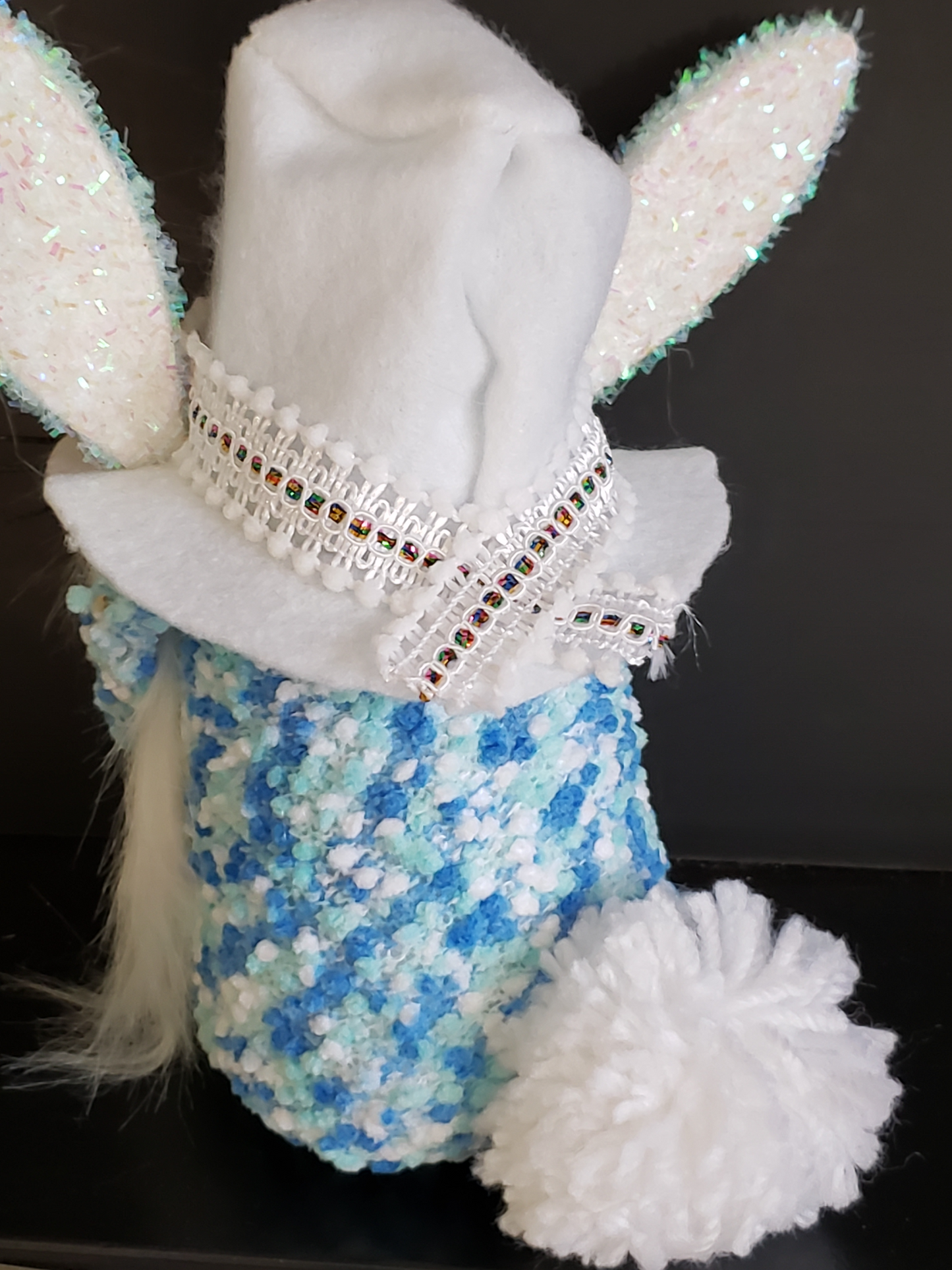 A Blue Bunny Gnome - "Molly"