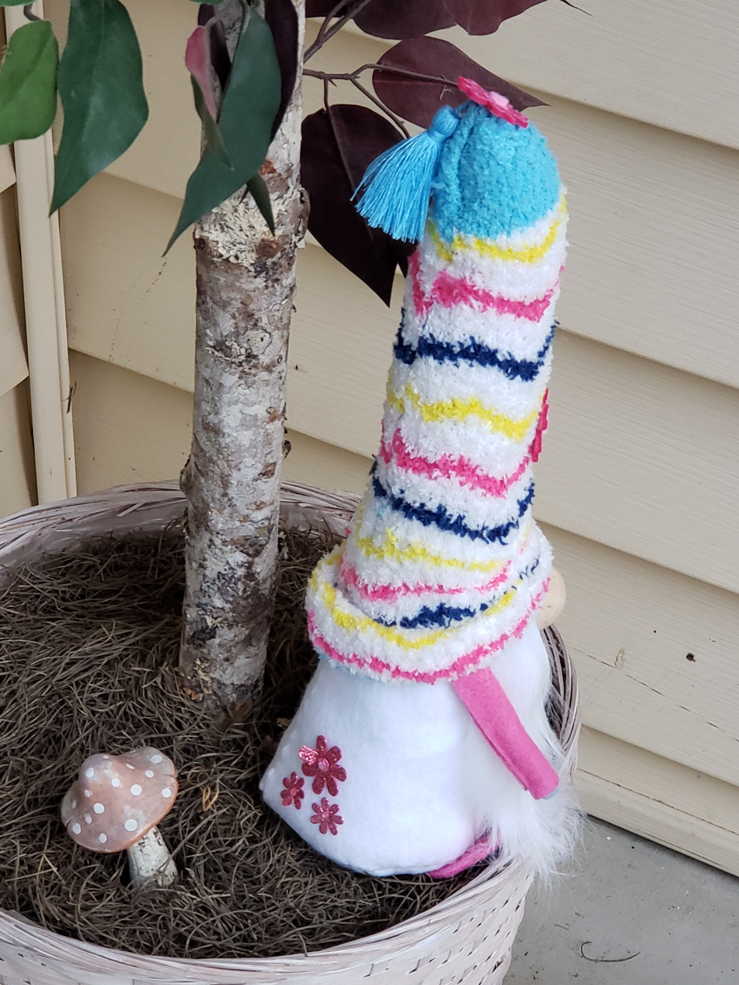"Spring N. Tyme" Flowery Gnome