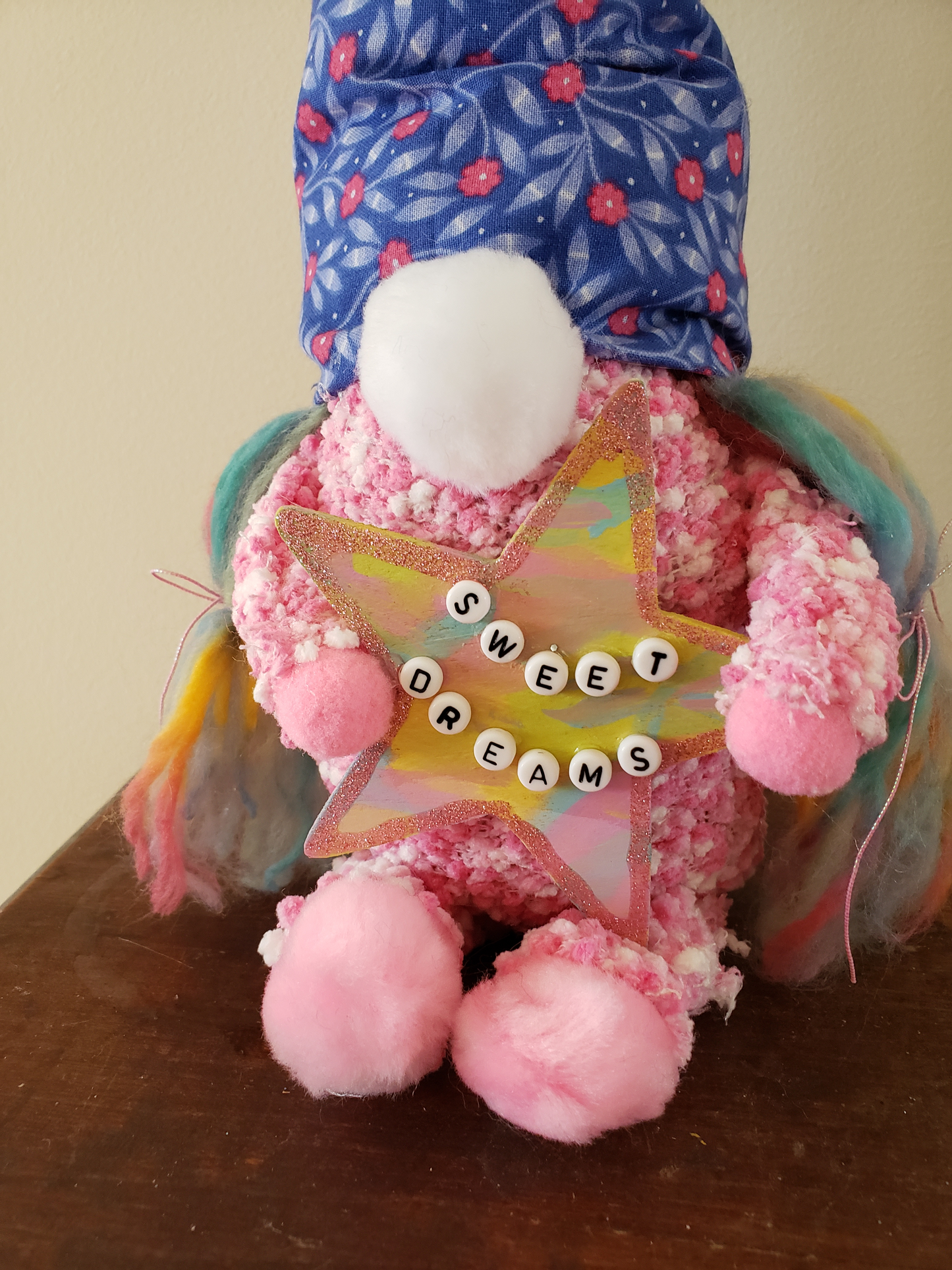 Gnome "MoonFlower" - Guardian of Sweet Dreams