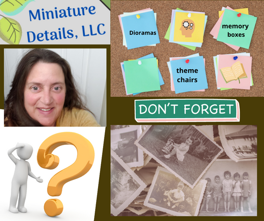 Miniature Details LLC "Steps to the Plate" on Memory Issues