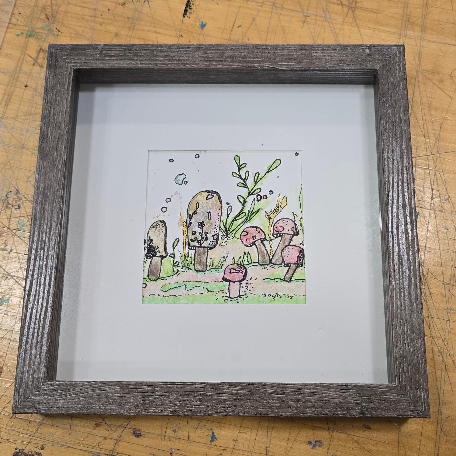 Watercolor Matted
