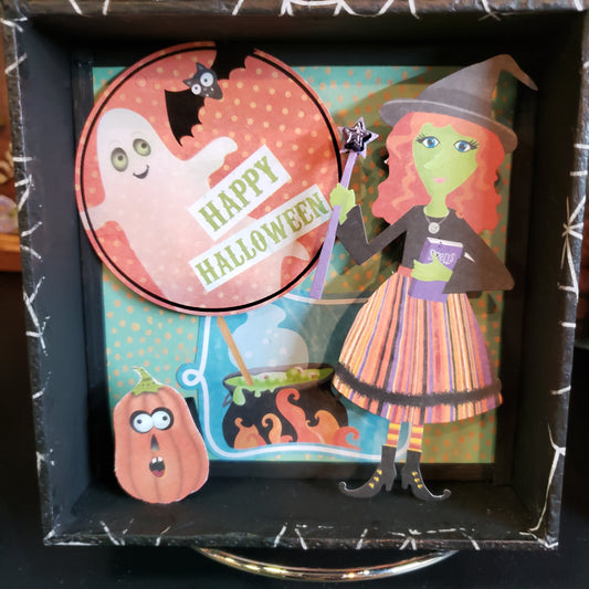 Halloween Shadow Box "Happy Halloween"