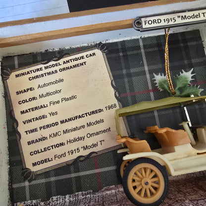 Vintage Collectible Car Shadow Boxes