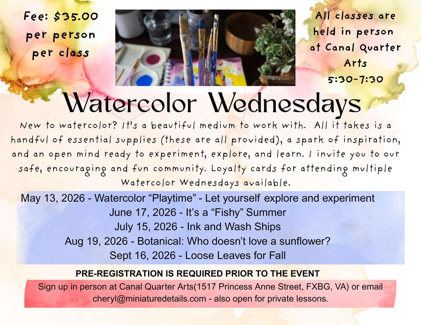 Watercolor Wednesday