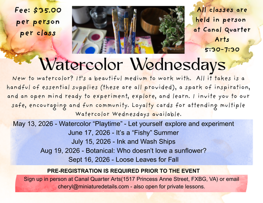 Watercolor Wednesday