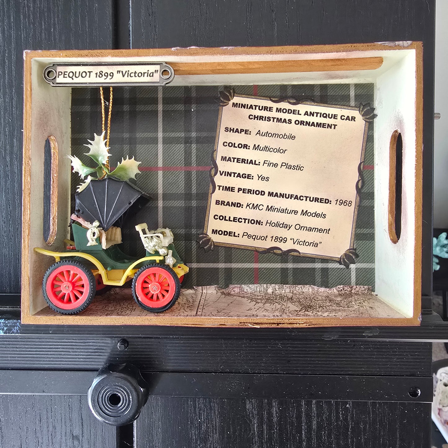 Vintage Collectible Car Shadow Boxes