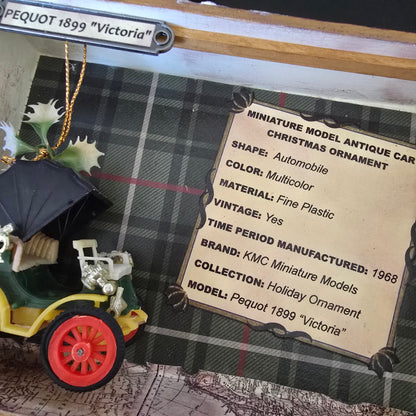 Vintage Collectible Car Shadow Boxes