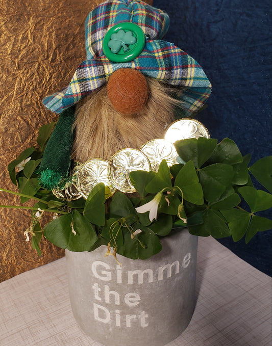 "I'm Feelin' Green" St. Patrick's Day Gnome