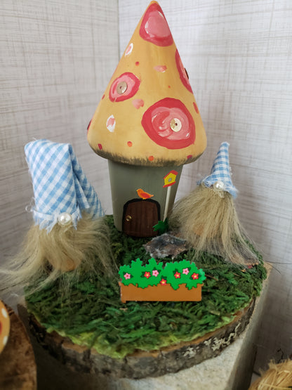 6 Piece Miniature Gnome Set