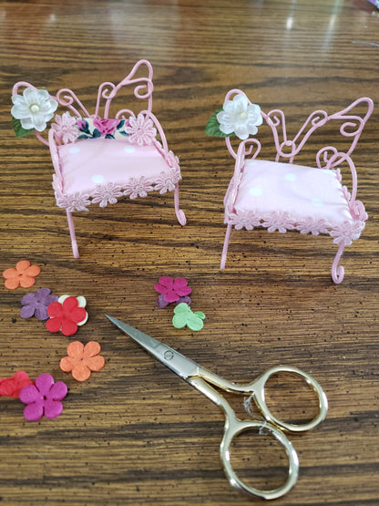 Miniature butterfly chairs