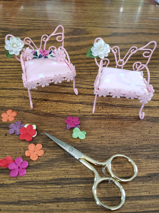 Miniature butterfly chairs