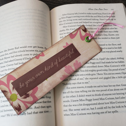Vintage Style Floral Bookmarks - The "BEAUTIFUL" Set