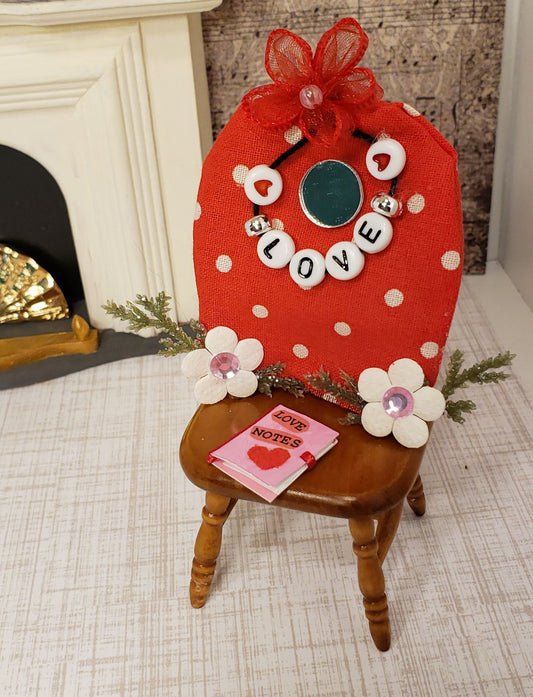 Dollhouse Valentine's Chair